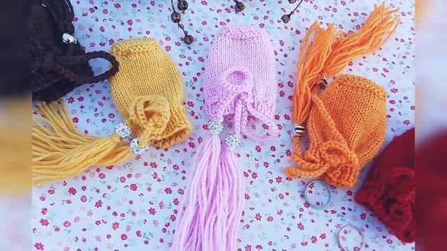 ✓ЮВЕЛИРНЫЕ мешочки вязаные спицами [Ручная работа] смотреть онлайн