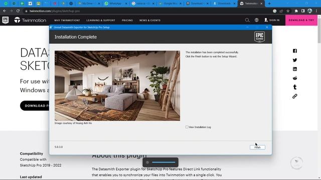 How to download Twin Motion Plugins For SketchUp смотреть онлайн