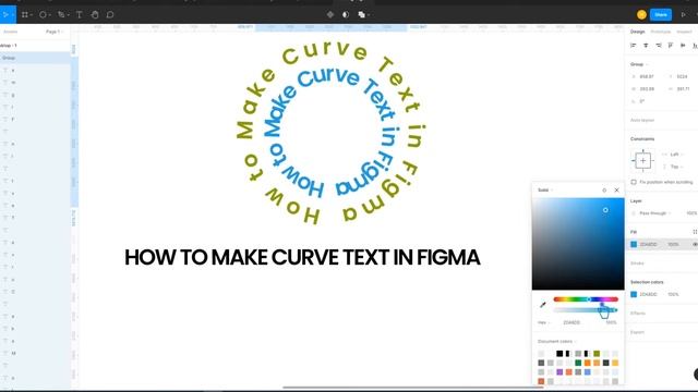 How to Make Circle Text in Figma | How to Make Curve Text in Figma | Figma Tutorial смотреть онлайн