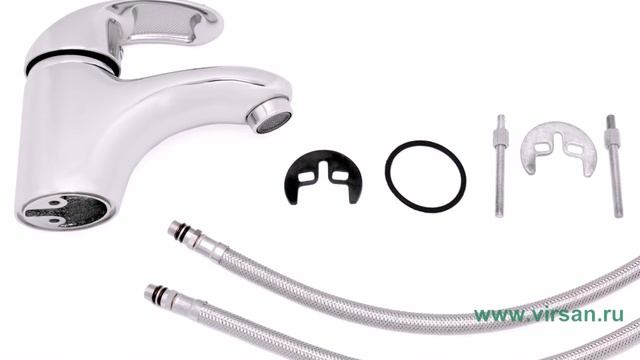 Смеситель для умывальника SANTEK "ТИБР" 1WH301814 без донного клапана 40 мм смотреть онлайн