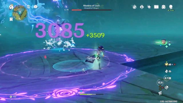 Witch of Purple Rose || Lisa Minci Showcase [Genshin Impact] смотреть онлайн