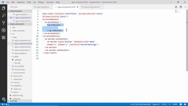 Adding Annotations to Syncfusion Angular Charts смотреть онлайн