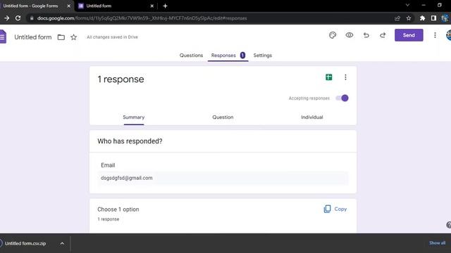 How to Handle the responses in CSV File In Google Forms смотреть онлайн