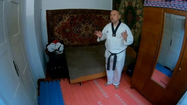 Taekwondo WT Пхумсэ №8 «ТЭГУК ПАЛЬ ДЖАН» (1 дан). смотреть онлайн