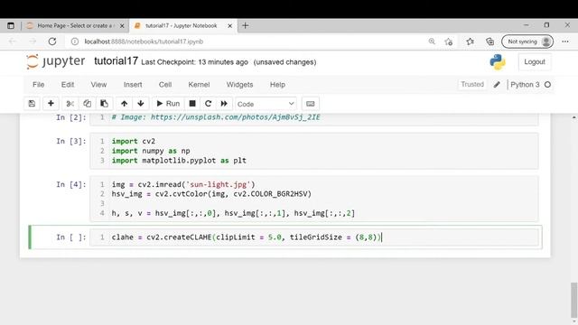 CLAHE Histogram equalization on colour images | Clipping, contrast enhancement | OpenCV Python смотреть онлайн