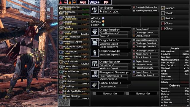 VOR BUSTER HBG BUILD - SHIELD/DPS | MHW:ICEBORNE - ENDGAME BUILDS