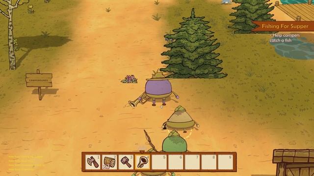 Camp Canyonwood - Camp Counselor Life Sim - DAY 1 смотреть онлайн