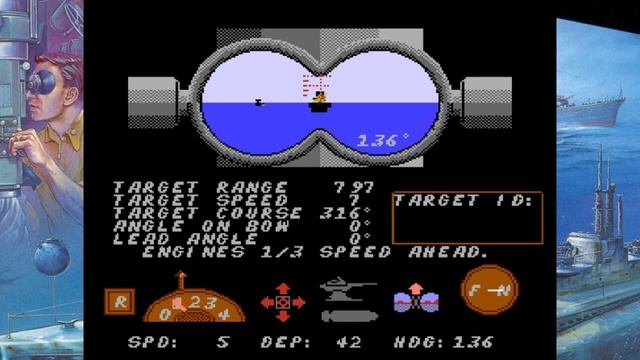 Silent Service (1989) - NES - Plunder Convoy Action смотреть онлайн