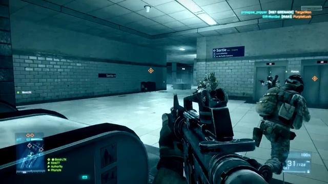 Battlefield 3 BETA Gameplay 1920x1080 NVIDIA 285.38 Choppy смотреть онлайн