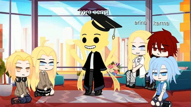 Assasination classroom react to yn as a new student in E-class //GACHA CLUB//ASSASINATIONCLASSROOM смотреть онлайн