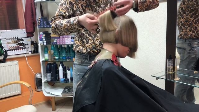 Как филировать стрижку каре смотреть онлайн