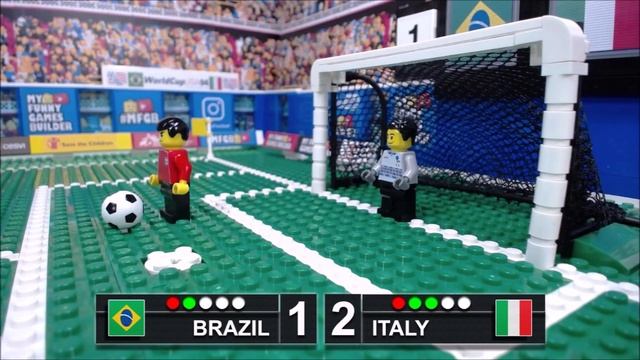 World Cup Final 1994 • Brazil vs Italy 3-2 • Penalty shootout Lego Football • Italia Brasile USA 94 смотреть онлайн