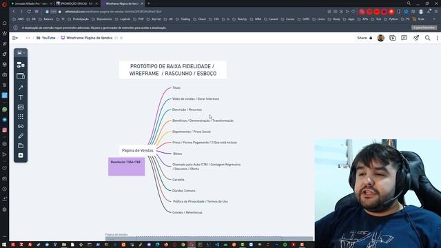 Como Criar Protótipo de Sites na Prática | Tutorial Whimsical | Wireframe Página de Vendas смотреть онлайн