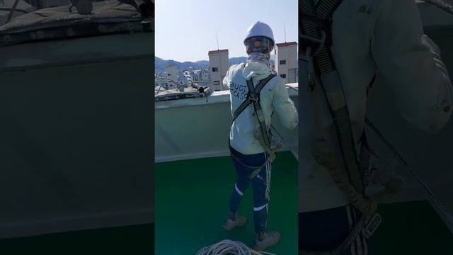 Работа в Корее. Альпинизм. 55 метров над землей без страховки смотреть онлайн