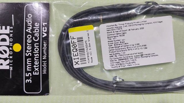 Rode microphone 3.5mm stereo audio extension cable VC1 смотреть онлайн