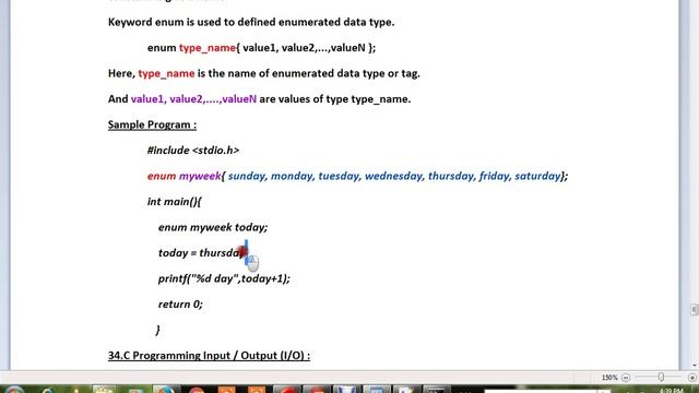 TAMIL ENUMERATIONS IN C PROGRAM EXAMPLE DEMO смотреть онлайн