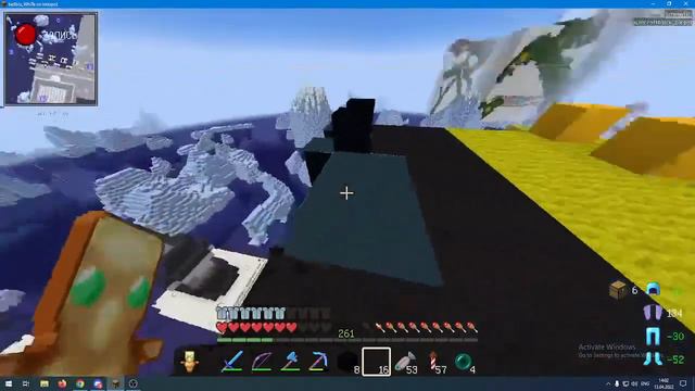 Minecraft 1.18.1 server CublayCraft Строим статуи на спавне смотреть онлайн