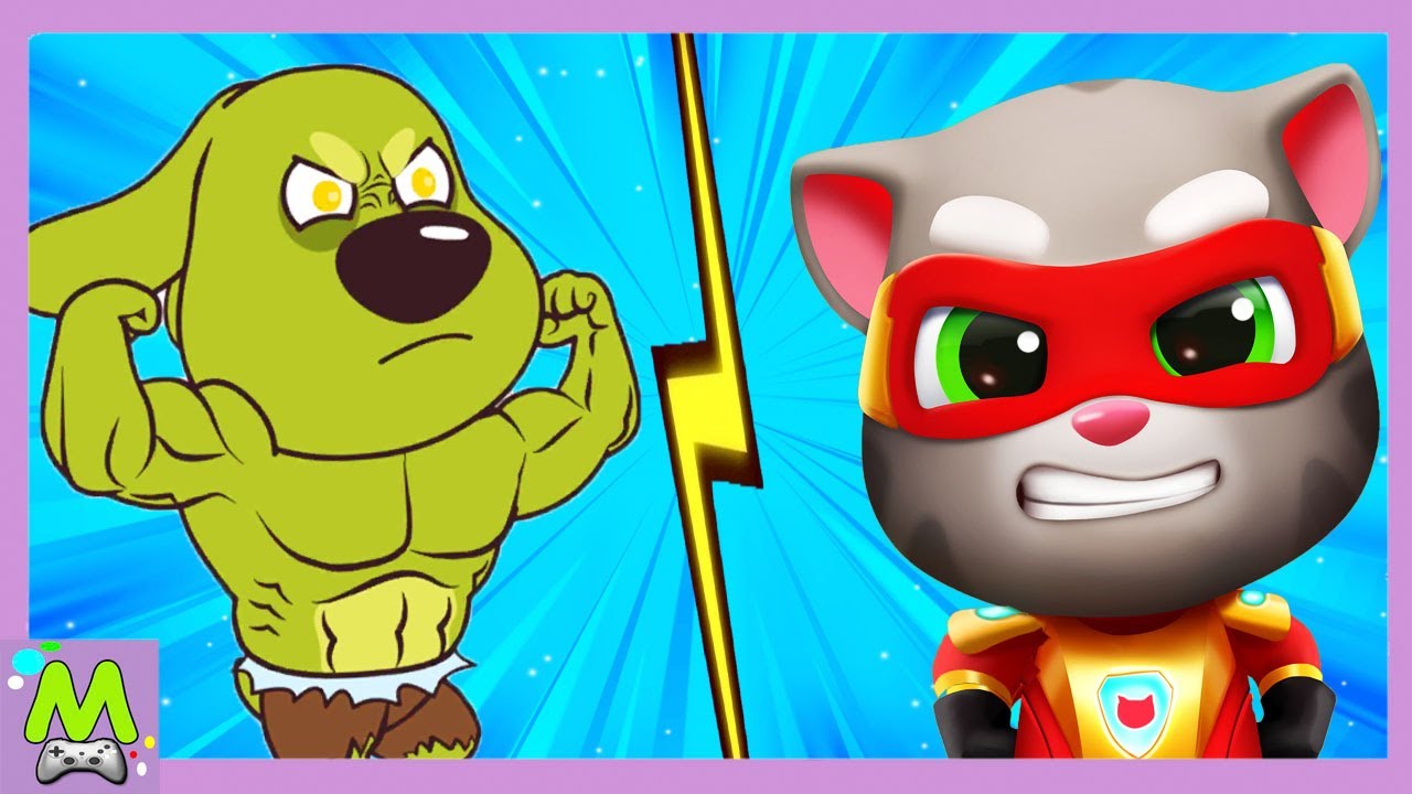 Говорящий Том Погоня Героев vs Том за Конфетами.Гонка Супергероев.Кто Быстрее и Сильнее смотреть онлайн