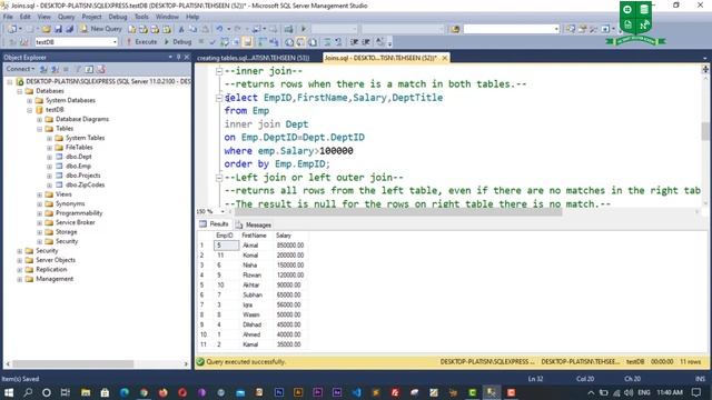 Sql Joins For Beginners | Joins in Sql | join in sql with example | inner,left,right,full,cross joi смотреть онлайн