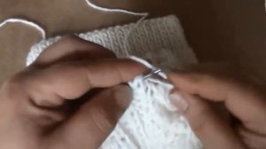 Вязаные гольфы на двух спицах без шва