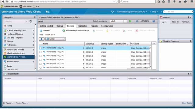 VMware Data Protection Appliance: Recovery using Changed Block Tracking смотреть онлайн