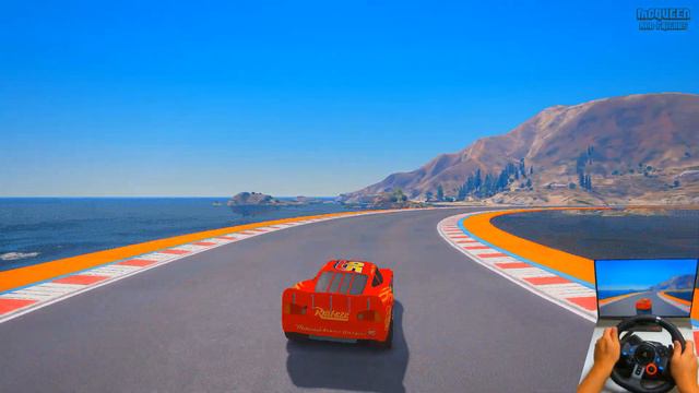 Lightning McQueen & Friends - Race Random Pixar Cars Francesco Bernoulli Sally Todd Pizza Smokey