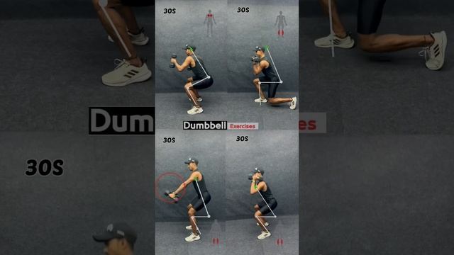 Dumbbell workout at home #fitnessmotivation смотреть онлайн