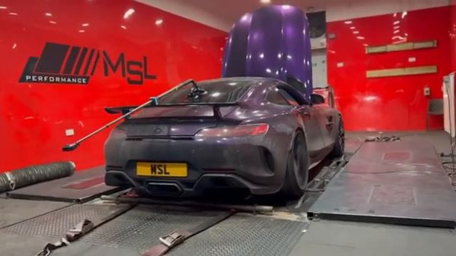 Stunning Mercedes GT running Pure 1000 Turbos with Catless downpipes and custom map on the MSL Dyno смотреть онлайн