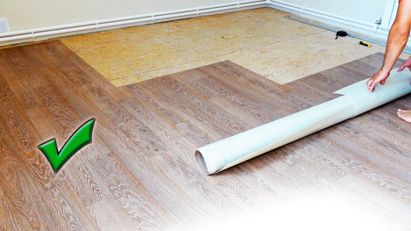 УКЛАДКА ЛИНОЛЕУМА смотреть онлайн