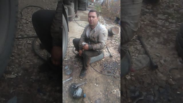 Пневмо гайковёрт от пневмо системы грузовика