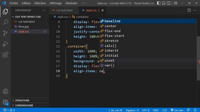 create cut text effect only css смотреть онлайн