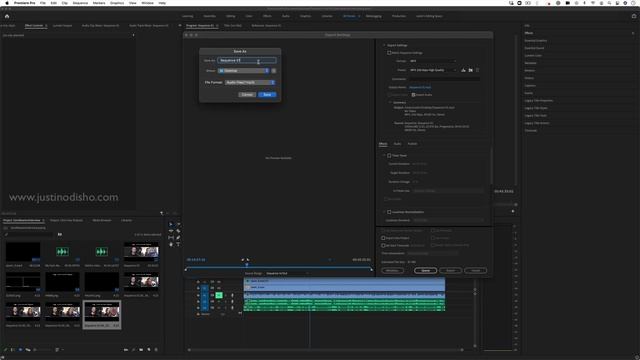 How to Export Audio Only in Adobe Premiere Pro (.AAC,.Mp3,.WAV) смотреть онлайн