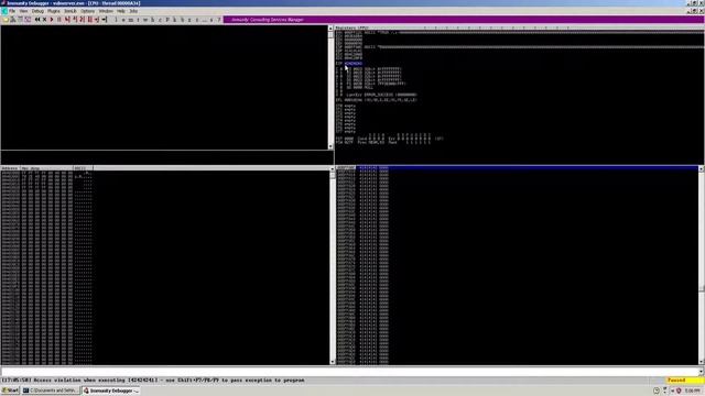 Vulnserver TRUN Walkthrough [buffer overflow] смотреть онлайн
