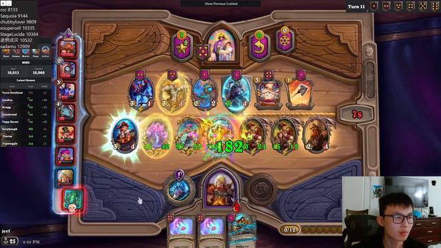 18K MMR Player triggers battlecries 4 times! | Hearthstone Battlegrounds смотреть онлайн