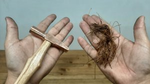 Как сделать молоток из медной проволоки. Медный молоток своими руками.mp4