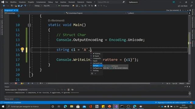 C# - Struct Char (.NET) ITA смотреть онлайн