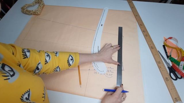 Выкройка юбки четырёхклинки. Строим выкройку сами. Быстро и легко. смотреть онлайн