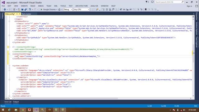 ConnectionStrings in web.config configuration file смотреть онлайн