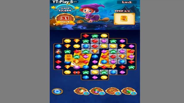 Witch Jewel Puzzle "Level 2" / Android app смотреть онлайн