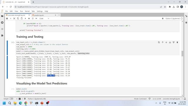 Concrete Compressive Strength Prediction Using PyTorch Machine Learning Library || Video 2 of 2 смотреть онлайн