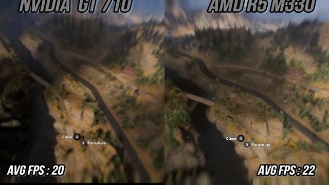 FARCRY 5 Test on Intel Core i3 with Nvidia gt 710 2gb VS Core i5 with AMD R5 m330 смотреть онлайн