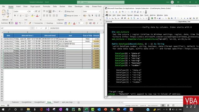 VBA to upload Excel data to Google Sheet смотреть онлайн