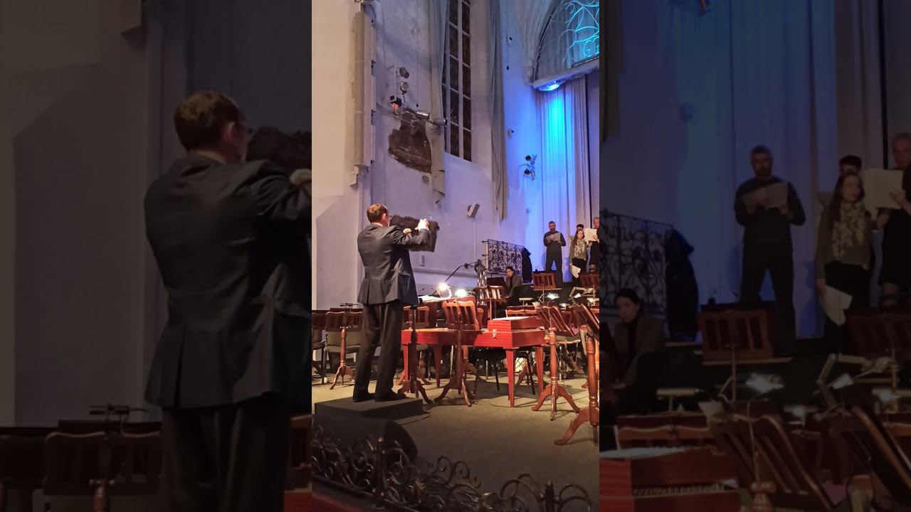 Репетиция в Кафедральном соборе к проекту «Сказание об Александре Невском» смотреть онлайн