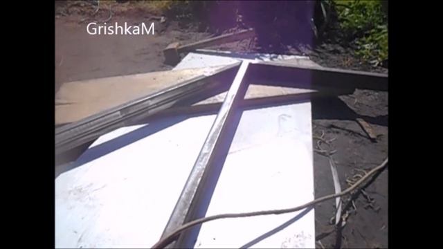 Откатные ворота своими руками.От А до Я по всем правилам.СНЯЛ ЕЩЕ ДВЕ ЧАСТИ про эти ворота. смотреть онлайн