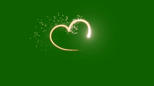 Golden heart effect green screen смотреть онлайн