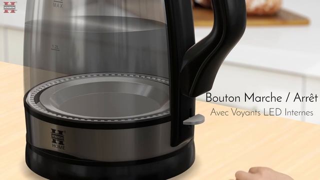 Bouilloire électrique en verre HG-5044 Herzberg смотреть онлайн