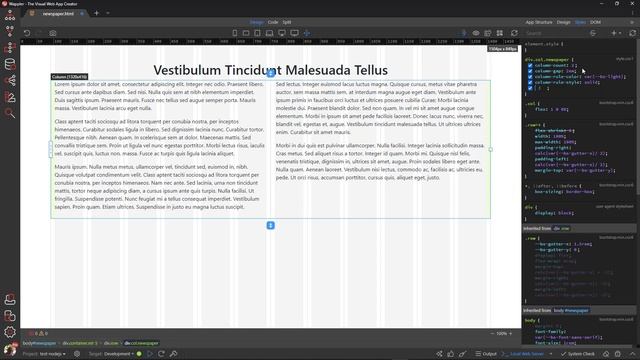Responsive Newspaper Columns смотреть онлайн