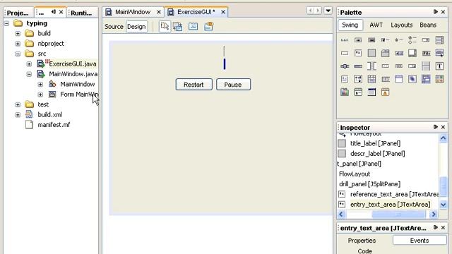 Урок №165. Работа над интерфейсом класса ExerciseGUI смотреть онлайн
