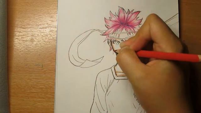 How to draw Souma Yukihira from Shokugeki no Souma смотреть онлайн