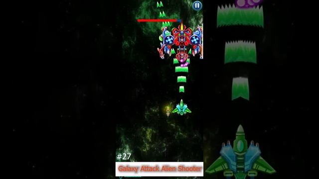 [ALL BOSS 21to30] how to overcome bosses in galaxy attack alien shooter | Free and familiar games смотреть онлайн